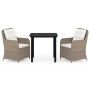 Juego de comedor de jardín 3 piezas marrón von , Gartensets - Ref: Foro24-3099553, Preis: 396,21 €, Rabatt: %