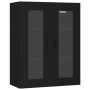 Armario de pared colgante negro 69,5x34x90 cm de , Aparadores - Ref: Foro24-812286, Precio: 82,90 €, Descuento: %
