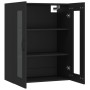 Armario de pared colgante negro 69,5x34x90 cm de , Aparadores - Ref: Foro24-812286, Precio: 82,90 €, Descuento: %