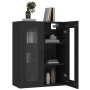 Armario de pared colgante negro 69,5x34x90 cm de , Aparadores - Ref: Foro24-812286, Precio: 82,90 €, Descuento: %