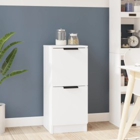 Aparador de madera contrachapada blanco 30x30x70 cm von , Sideboards - Ref: Foro24-811169, Preis: 54,29 €, Rabatt: %
