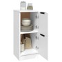 Aparador de madera contrachapada blanco 30x30x70 cm by , Sideboards - Ref: Foro24-811169, Price: 54,29 €, Discount: %