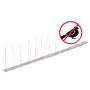 Set de 6 hileras pinchos contra pájaros y palomas 2 filas 3 m
