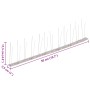 Set de 6 hileras pinchos contra pájaros y palomas 2 filas 3 m von , Tierabwehrmittel - Ref: Foro24-170234, Preis: 14,67 €, Ra...