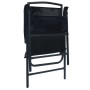 Sillas plegables de jardín 2 unidades textilene negro von , Gartenstühle - Ref: Foro24-47923, Preis: 101,18 €, Rabatt: %