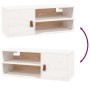 Armarios de pared 2 uds madera maciza pino blanco 80x30x30 cm von , Regale und Regale - Ref: Foro24-818388, Preis: 111,38 €, ...