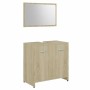 Conjunto de muebles de baño contrachapada color roble Sonoma von , Badezimmermöbel - Ref: Foro24-802582, Preis: 79,22 €, Raba...