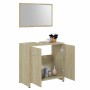Conjunto de muebles de baño contrachapada color roble Sonoma von , Badezimmermöbel - Ref: Foro24-802582, Preis: 79,22 €, Raba...
