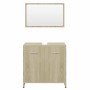 Conjunto de muebles de baño contrachapada color roble Sonoma von , Badezimmermöbel - Ref: Foro24-802582, Preis: 79,22 €, Raba...