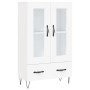 Aparador alto madera de ingeniería blanco 69,5x31x115 cm von , Sideboards - Ref: Foro24-828292, Preis: 95,78 €, Rabatt: %