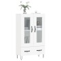 Aparador alto madera de ingeniería blanco 69,5x31x115 cm von , Sideboards - Ref: Foro24-828292, Preis: 95,78 €, Rabatt: %