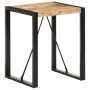 Mesa de comedor madera maciza de mango rugosa 60x60x75 cm by , Kitchen and dining tables - Ref: Foro24-321592, Price: 166,69 ...
