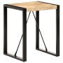 Mesa de comedor madera maciza de mango rugosa 60x60x75 cm by , Kitchen and dining tables - Ref: Foro24-321592, Price: 166,69 ...