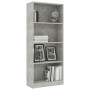 Estantería de 4 niveles contrachapada gris hormigón 60x24x142cm von , Bücherregale und Regale - Ref: Foro24-800877, Preis: 62...