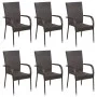 Braunes Garten-Ess-Set 7-teilig von vidaXL, Gartensets - Ref: Foro24-3067877, Preis: 490,40 €, Rabatt: %