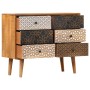 Aparador con estampado madera maciza de mango 90x30x70 cm by , Sideboards - Ref: Foro24-247916, Price: 306,36 €, Discount: %