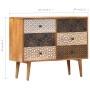 Aparador con estampado madera maciza de mango 90x30x70 cm by , Sideboards - Ref: Foro24-247916, Price: 306,36 €, Discount: %