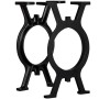 Patas de banco en forma de O 2 unidades hierro fundido by , Table legs - Ref: Foro24-245428, Price: 79,40 €, Discount: %