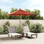 Sombrilla de jardín con poste de madera terracota 198x198x231cm von , Sonnenschirme - Ref: Foro24-363188, Preis: 59,50 €, Rab...