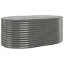 Jardinera arriate acero recubrimiento polvo gris 175x100x68 cm von , Töpfe und Pflanzgefäße - Ref: Foro24-319059, Preis: 89,7...