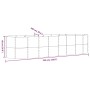 Jardinera arriate acero recubierto polvo antracita 322x100x68cm von , Töpfe und Pflanzgefäße - Ref: Foro24-319071, Preis: 117...