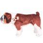 Perro bulldog de peluche de pie blanco y marrón XXL von , Stofftiere - Ref: Foro24-91332, Preis: 53,63 €, Rabatt: %