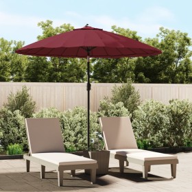 Sombrilla de jardín con palo de aluminio rojo burdeos 270 cm by , Umbrellas - Ref: Foro24-47308, Price: 95,54 €, Discount: %