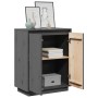 Aparador de madera maciza de pino gris 60x34x75 cm by , Sideboards - Ref: Foro24-813347, Price: 68,33 €, Discount: %