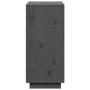 Aparador de madera maciza de pino gris 60x34x75 cm by , Sideboards - Ref: Foro24-813347, Price: 68,33 €, Discount: %