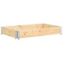 Caja de palés de madera maciza de pino 100x150 cm by , Loading platforms and pallets - Ref: Foro24-310058, Price: 60,14 €, Di...