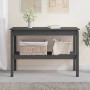 Mesa consola madera maciza de pino gris 110x40x75 cm by , Side tables - Ref: Foro24-814301, Price: 101,94 €, Discount: %