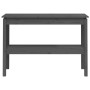 Mesa consola madera maciza de pino gris 110x40x75 cm by , Side tables - Ref: Foro24-814301, Price: 101,94 €, Discount: %