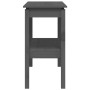 Mesa consola madera maciza de pino gris 110x40x75 cm by , Side tables - Ref: Foro24-814301, Price: 101,94 €, Discount: %