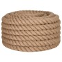 Cuerda de yute 10 m de longitud y 50 mm de grosor by , Ropes and metal cords - Ref: Foro24-153779, Price: 100,47 €, Discount: %