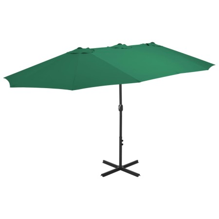 Sombrilla de jardín con palo de aluminio verde 460x270 cm von , Sonnenschirme - Ref: Foro24-44867, Preis: 159,51 €, Rabatt: %