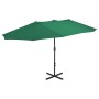 Sombrilla de jardín con palo de aluminio verde 460x270 cm von , Sonnenschirme - Ref: Foro24-44867, Preis: 159,51 €, Rabatt: %