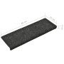 Treppenstufenmatten 10 Stück grau 65x21x4 cm von vidaXL, Treppenmatten - Ref: Foro24-149725, Preis: 32,82 €, Rabatt: %