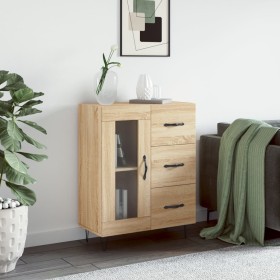Aparador de madera de ingeniería roble Sonoma 69,5x34x90 cm de , Aparadores - Ref: Foro24-828039, Precio: 91,60 €, Descuento: %