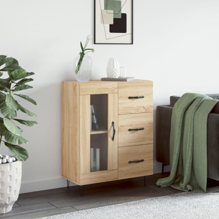 Aparador de madera de ingeniería roble Sonoma 69,5x34x90 cm von , Sideboards - Ref: Foro24-828039, Preis: 91,60 €, Rabatt: %