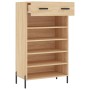 Zapatero madera de ingeniería roble Sonoma 60x35x105 cm de , Armarios y almacenamiento - Ref: Foro24-829623, Precio: 79,33 €,...
