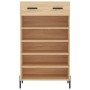 Zapatero madera de ingeniería roble Sonoma 60x35x105 cm de , Armarios y almacenamiento - Ref: Foro24-829623, Precio: 79,33 €,...