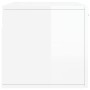Armario de pared madera ingeniería blanco brillo 80x36,5x35 cm de , Taquillas y armarios de almacenamiento - Ref: Foro24-8300...