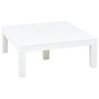 Mesa de jardín de plástico blanco 78x78x31 cm de , Mesas de jardín - Ref: Foro24-48827, Precio: 125,07 €, Descuento: %
