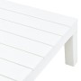 Mesa de jardín de plástico blanco 78x78x31 cm de , Mesas de jardín - Ref: Foro24-48827, Precio: 125,07 €, Descuento: %