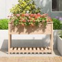 Jardinera con estante de madera maciza de pino 111,5x54x81 cm von , Töpfe und Pflanzgefäße - Ref: Foro24-823787, Preis: 114,5...