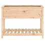 Jardinera con estante de madera maciza de pino 111,5x54x81 cm von , Töpfe und Pflanzgefäße - Ref: Foro24-823787, Preis: 114,5...