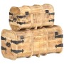 Cofres de almacenamiento 2 unidades madera maciza de mango von , Aufbewahrungskisten - Ref: Foro24-320374, Preis: 237,15 €, R...