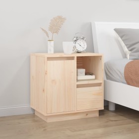 Mesita de noche madera maciza de pino 50x34x50 cm de , Mesitas de noche - Ref: Foro24-814479, Precio: 67,29 €, Descuento: %