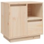 Mesita de noche madera maciza de pino 50x34x50 cm de , Mesitas de noche - Ref: Foro24-814479, Precio: 68,47 €, Descuento: %