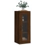Armario de pared marrón roble 34,5x34x90 cm by , Sideboards - Ref: Foro24-828923, Price: 53,85 €, Discount: %